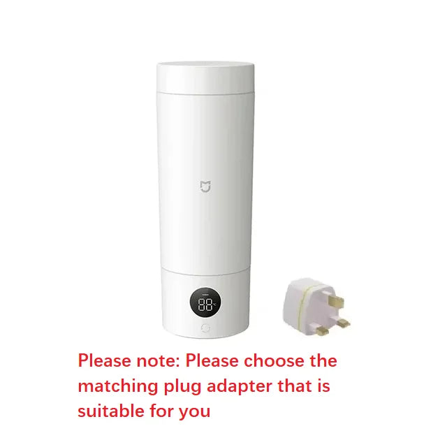 Xiaomi Mijia Portable Electric Heating Cup 2 Temperature LED Thermos 316 Stainless Steel Boiling Cup Kettle For Travel Coffee