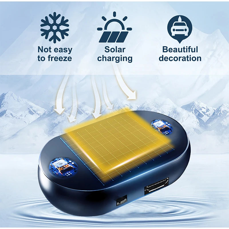 Snow Plow Antifreeze Car Electromagnetic Molecular Defroster Front Rear Windshield Car Snow Removal Instrument Solar Antifreeze