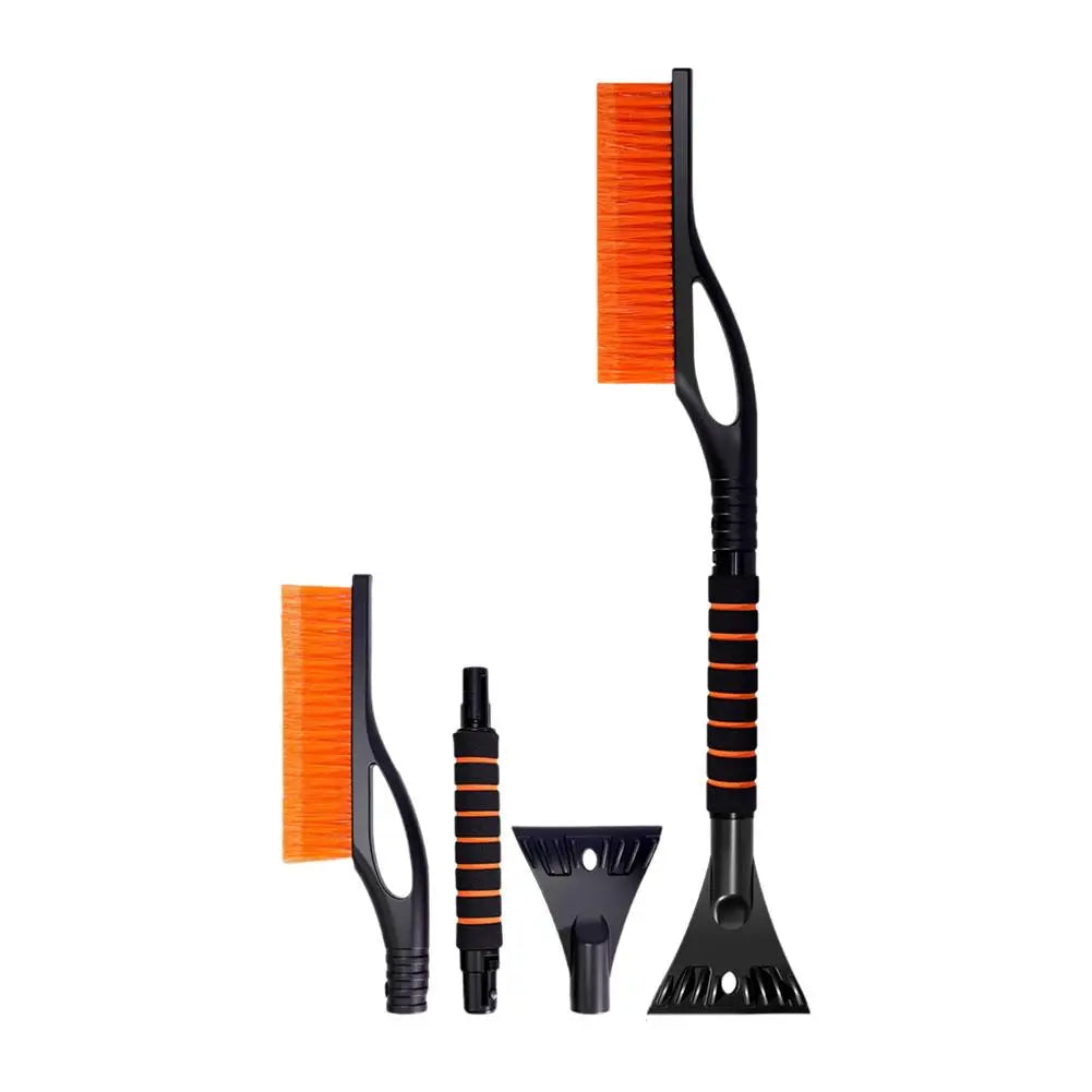 Multifunctional Snow Shovel 2 in 1 Windscreen Shovel Scraper Windscreen Soft Long Handle Brush Car Cleaning Tools
