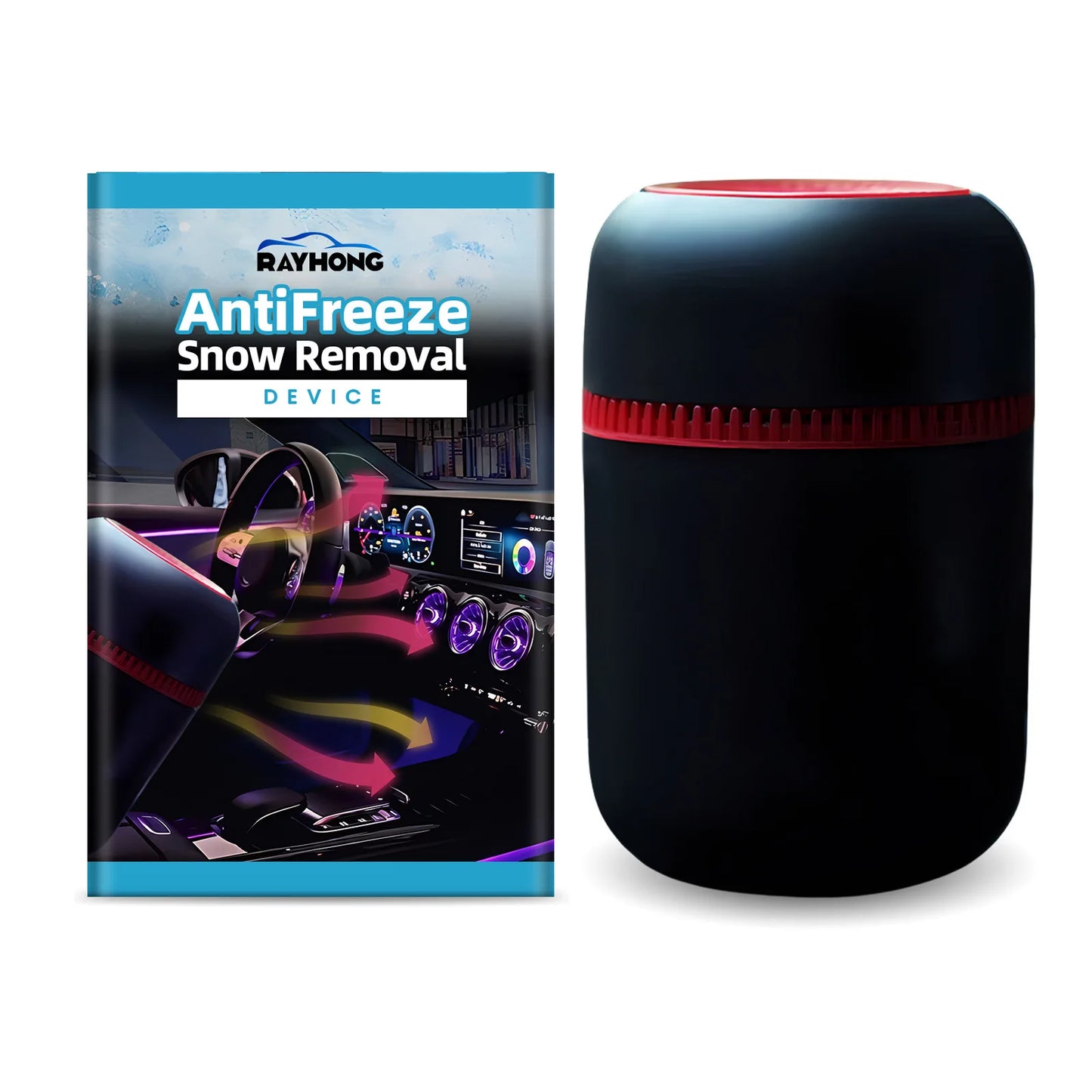 Car Snow Remover Car Windshield Defogging and Defrosting Fast Melting Snow Portable Heater