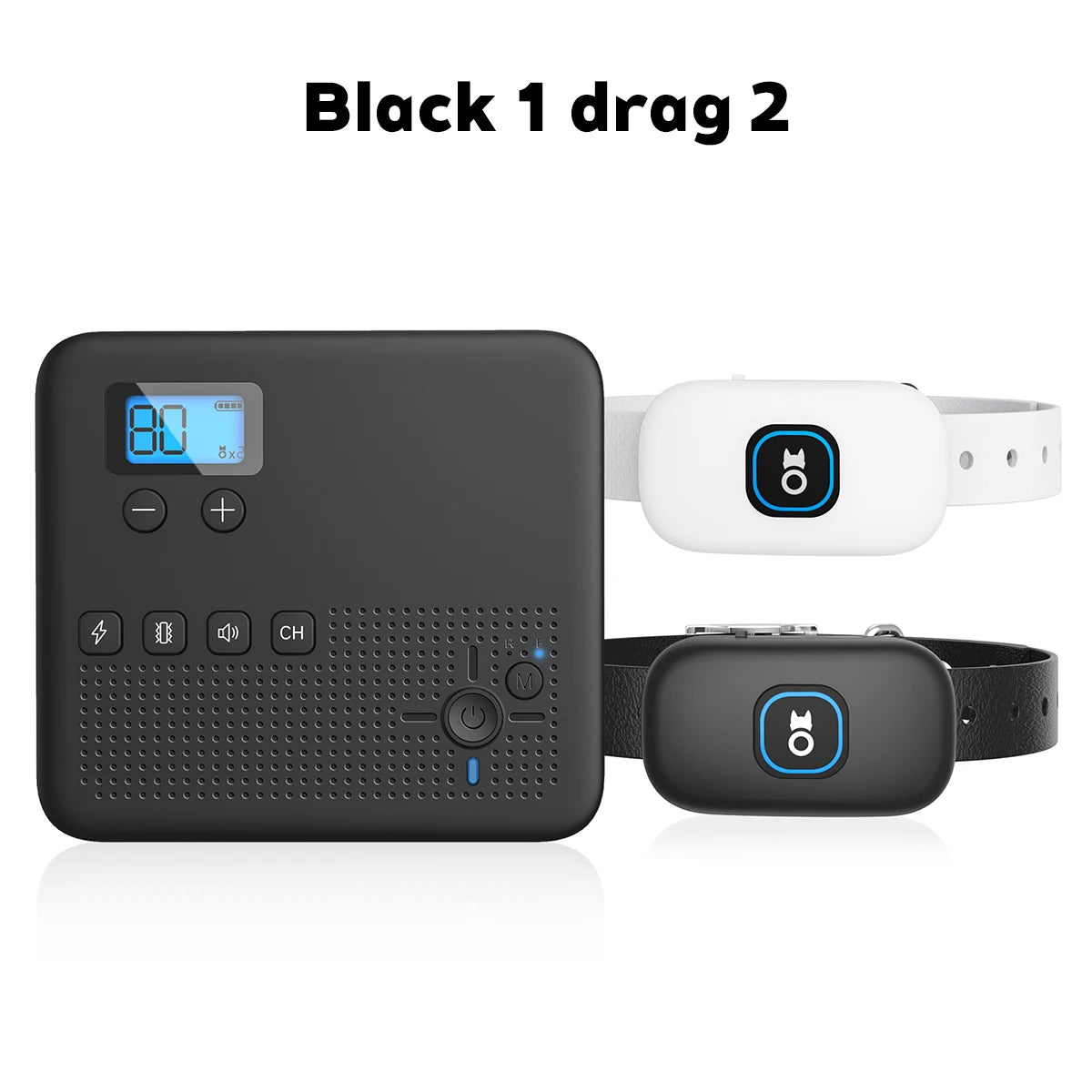 Pets Wireless Electronic Fence IPX7 Waterproof Wear Resistant Rechargeable Remote Control Electronic Fence Pet Training Collar