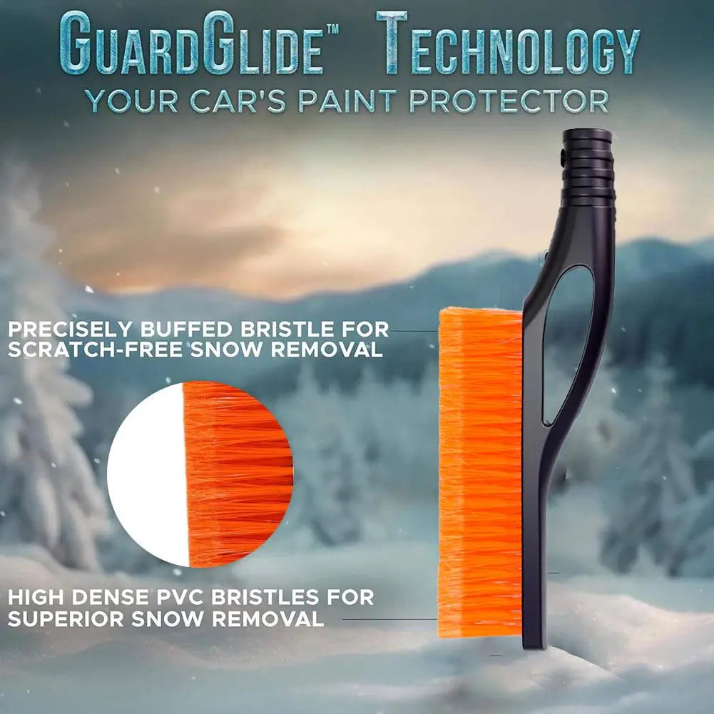 Multifunctional Snow Shovel 2 in 1 Windscreen Shovel Scraper Windscreen Soft Long Handle Brush Car Cleaning Tools