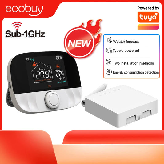 Tuya Smart Home Wifi Boiler Thermostat Heating  Wireless Smart Life Termostat Digital Temperature Controller Alexa Google Home