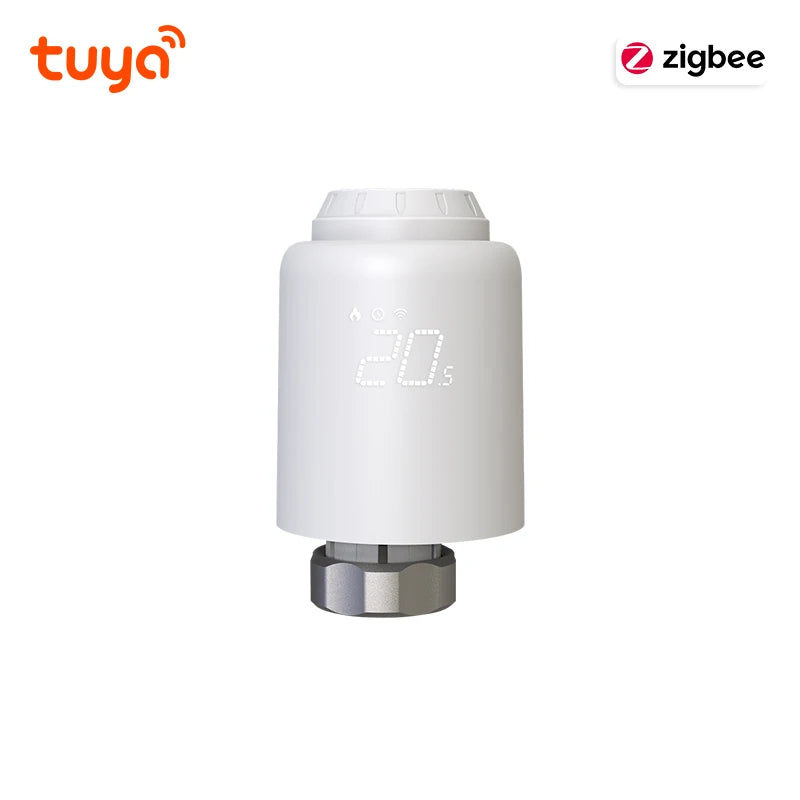 Tuya Smart Thermostatic Radiator Valve Wifi TRV Radiator Head Valve Thermostat Wifi Temperature Controller Alexa Google Home
