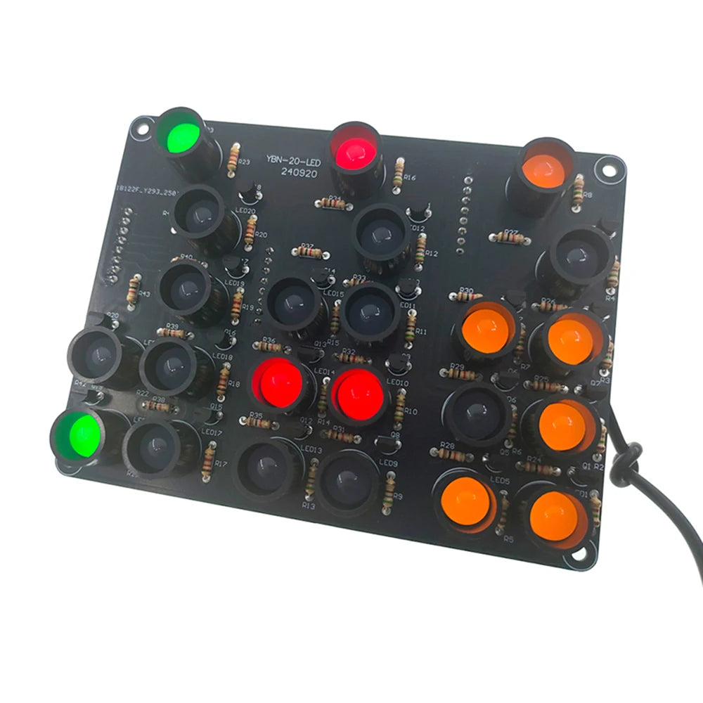 DC 5V Binary Clock Electronic Clock Kit Creative Electronics Soldering DIY Components USB Interface Suitable for DIY Enthusiasts