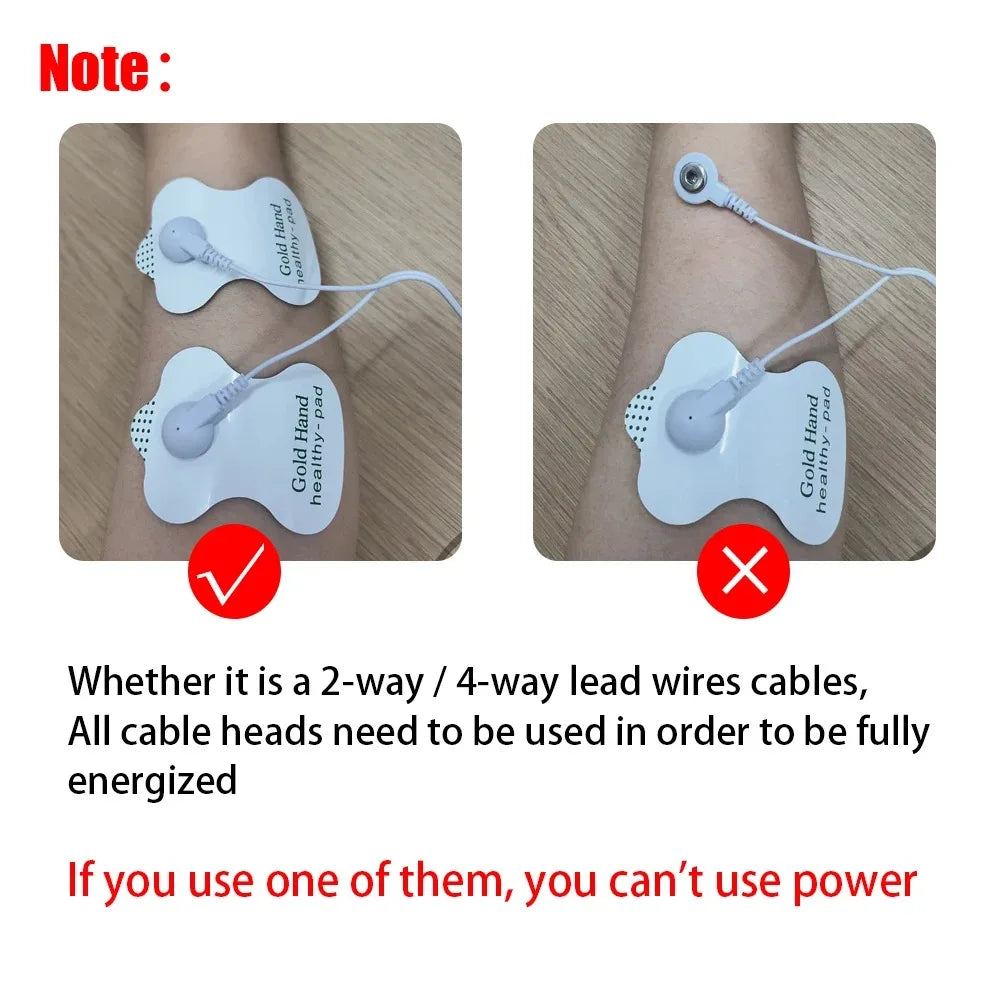 Electronic Pulse Massager Acupuncture EMS Tens Muscle Stimulator Microcurrent Low Frequency Slimming Massage Machine Health Care