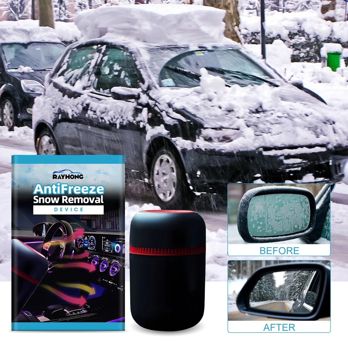Car Snow Remover Car Windshield Defogging and Defrosting Fast Melting Snow Portable Heater