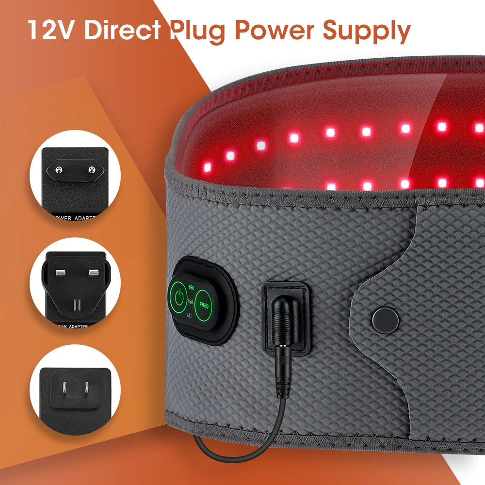 Household Waist Belt Lumbar Support Infrared Health Care Pad