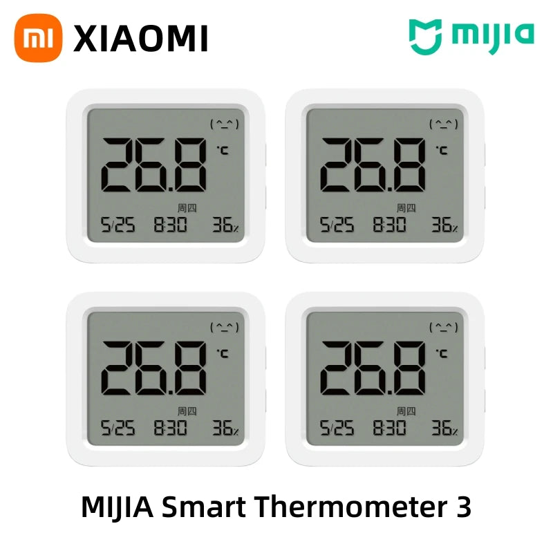 XIAOMI Mijia Smart Bluetooth Thermometer 3 LCD Wireless Electric Digital Hygrometer Temperature and Humidity 3