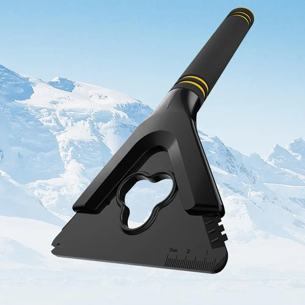 Car Snow Shovel Clean Scraper Shovel Rubber Windshield Defrosting Ice Removal Tool Window Cleaning Scraper