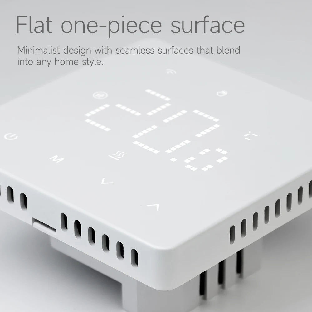 3A Water Floor Heating System Smart WIFI Thermostat with Central Actuators Connecting 8Sub-chamber Hub Controller For Gas Boiler