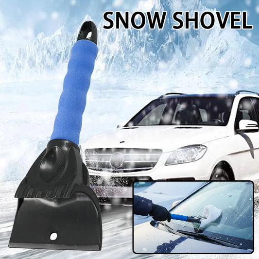 Car Ice Scraper Snow Shovel – Portable Winter Windshield Snow Remover with Comfortable Grip for Quick Ice and Frost Removal