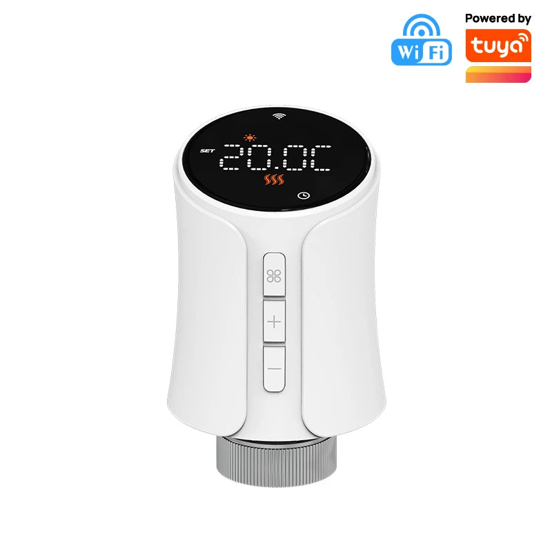 Tuya Smart Thermostatic Radiator Valve Wifi TRV Radiator Head Valve Thermostat Wifi Temperature Controller Alexa Google Home