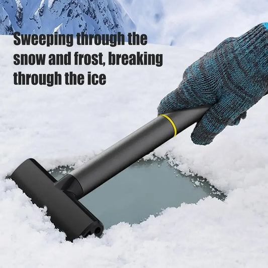 Winter Car Ice Scraper Windshield Snow Removal Shovel TPU Snow Breaker Glass Cleaner Brush - Durable Snow Remover Tool