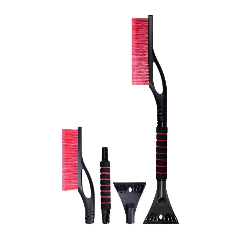 Multifunctional Snow Shovel 2 in 1 Windscreen Shovel Scraper Windscreen Soft Long Handle Brush Car Cleaning Tools