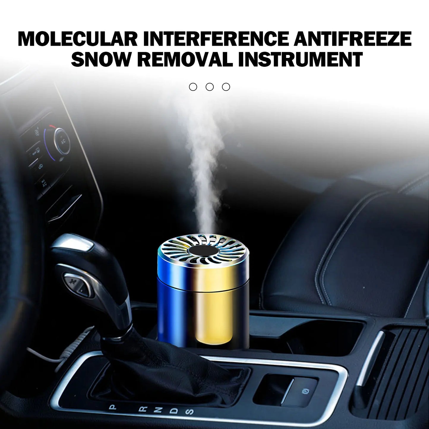 Portable Heated Snow Brush for Car 3-in-1 Windshield Defroster Deicer and Ice Scraper Fast Melting Quick Melt Snow for Winter