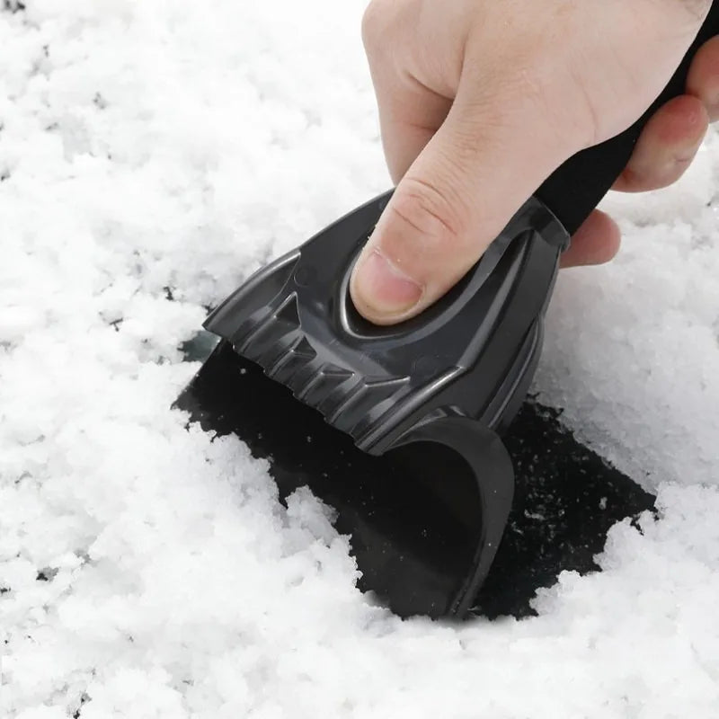 Car Ice Scraper Snow Shovel – Portable Winter Windshield Snow Remover with Comfortable Grip for Quick Ice and Frost Removal