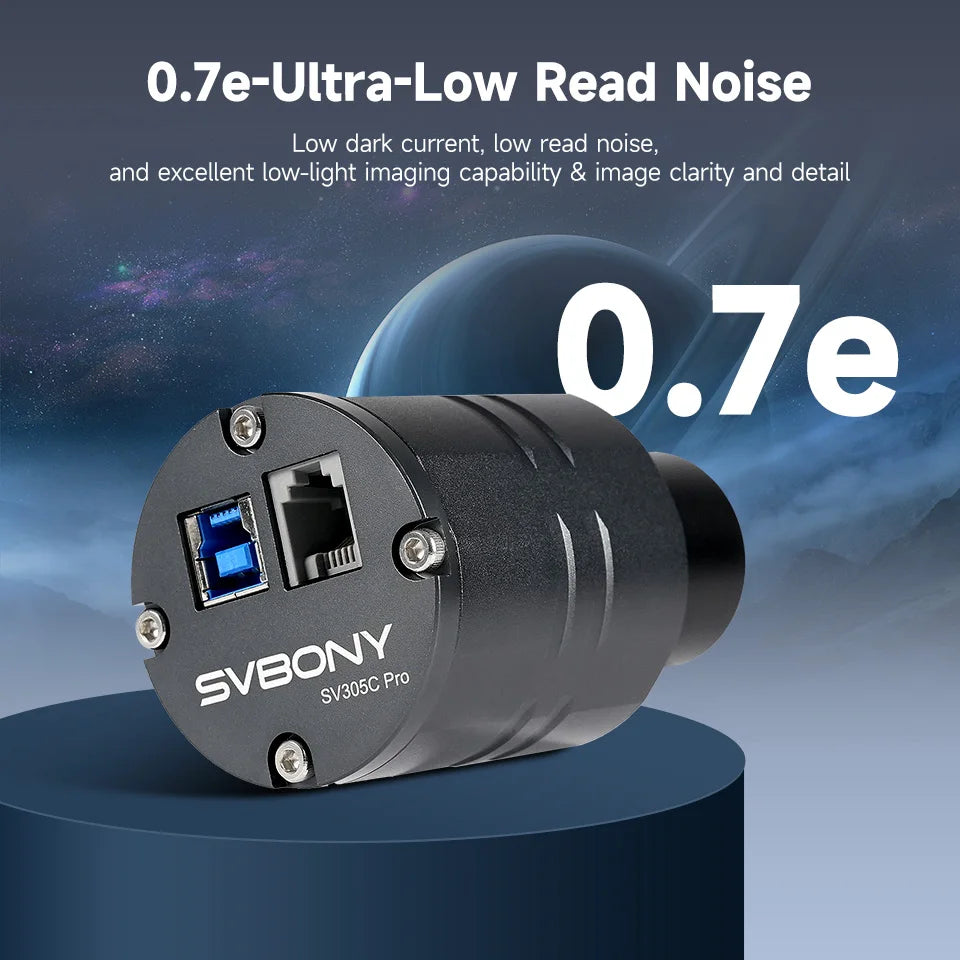 Svbony SV305C Pro Telescope Camera 1.25" Planetary Camera with IMX662 USB 3.0 Interface for Telescope Eyepieces Astrophotography