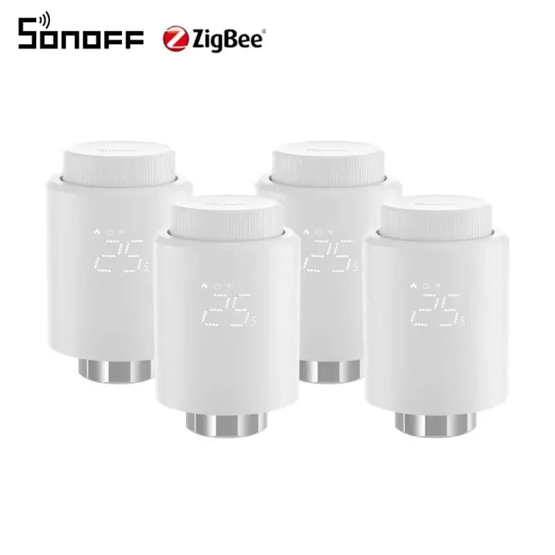 NEW SONOFF TRVZB Zigbee Thermostatic Radiator Valve Smart Home Heating Froest Protection Remote Group Control via eWeLink Alexa