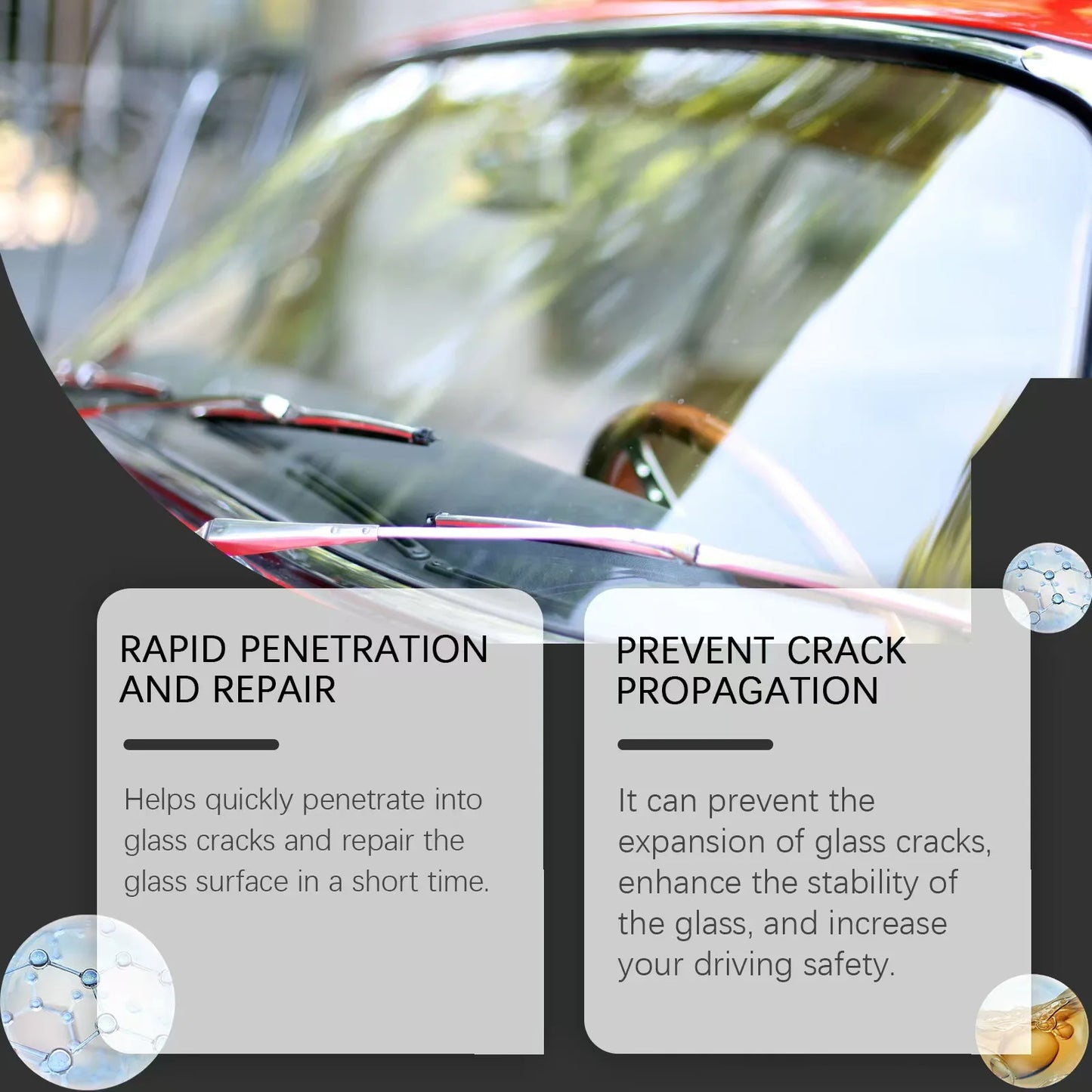 Car Glass Scratch Repair Fluid Agent Set Windscreen Window Glass Nano Scratch Crack CrackResin Repair Agent Tools Auto Accessory