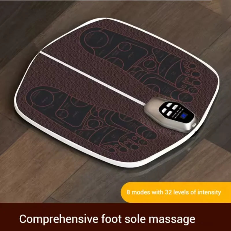 New ABS Smart Foot Pad Massager Popular Home Health Device with Pulse Physiotherapy Microcurrent for Healthy Life Relax muscles