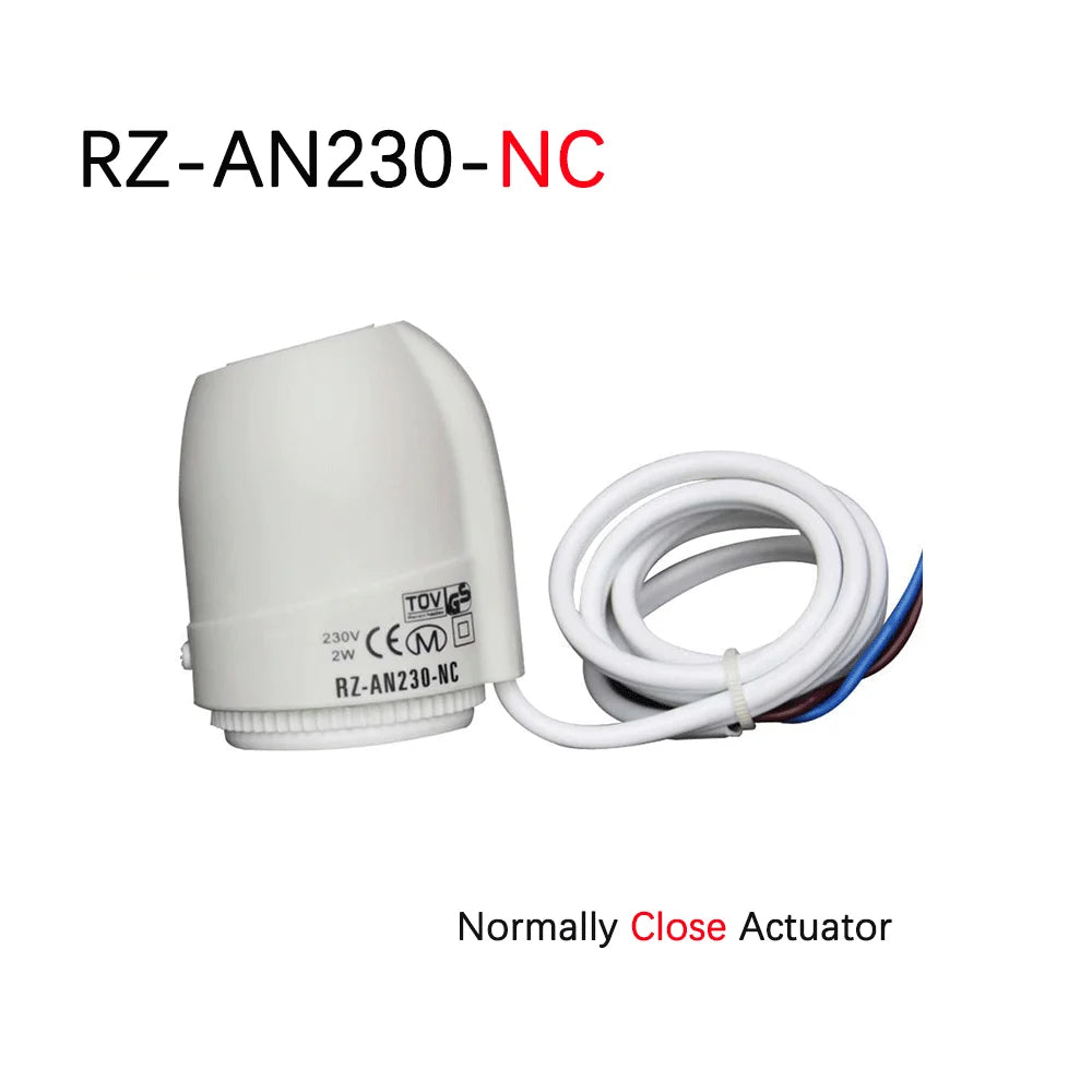 3A Water Floor Heating System Smart WIFI Thermostat with Central Actuators Connecting 8Sub-chamber Hub Controller For Gas Boiler