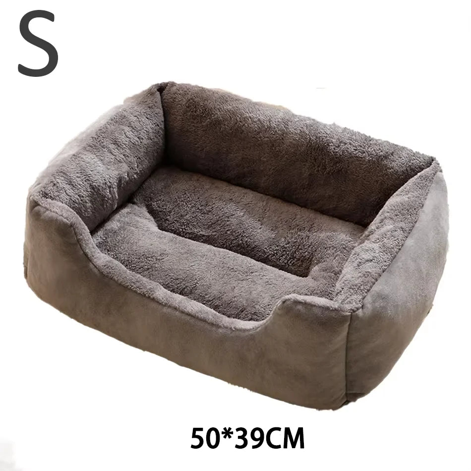 Winter Warm Cat Nest and Dog Bed Deep Sleep Pet Kennel Universal Four Seasons Soft Sleeping Mat for Small Dogs and Cats