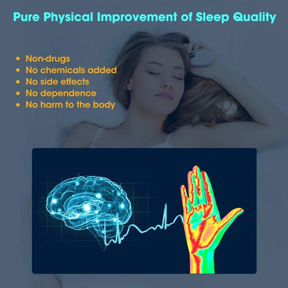 Handheld CES  Sleep Aids Insomnia Device Pulse Egg Relieve Mental Tension Stress Eliminate Anxiety Depression Treatment Health
