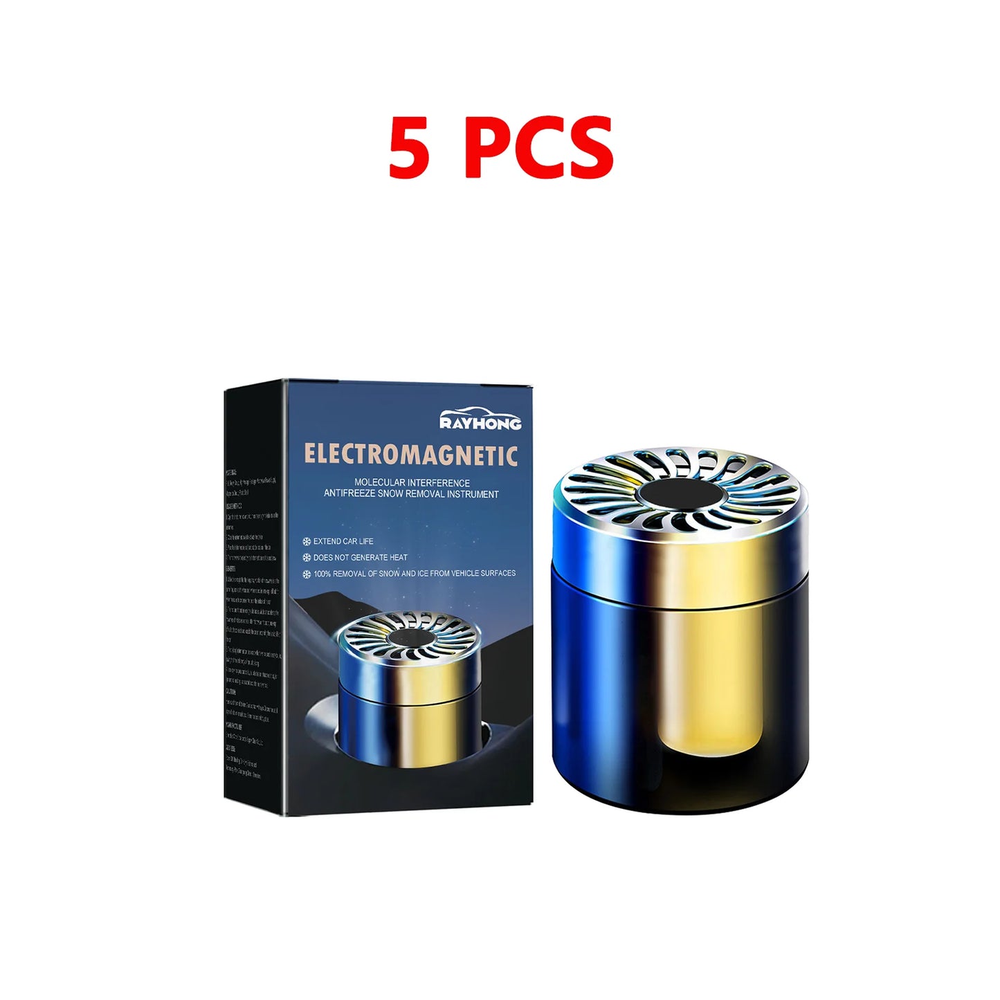 Portable Heated Snow Brush for Car 3-in-1 Windshield Defroster Deicer and Ice Scraper Fast Melting Quick Melt Snow for Winter