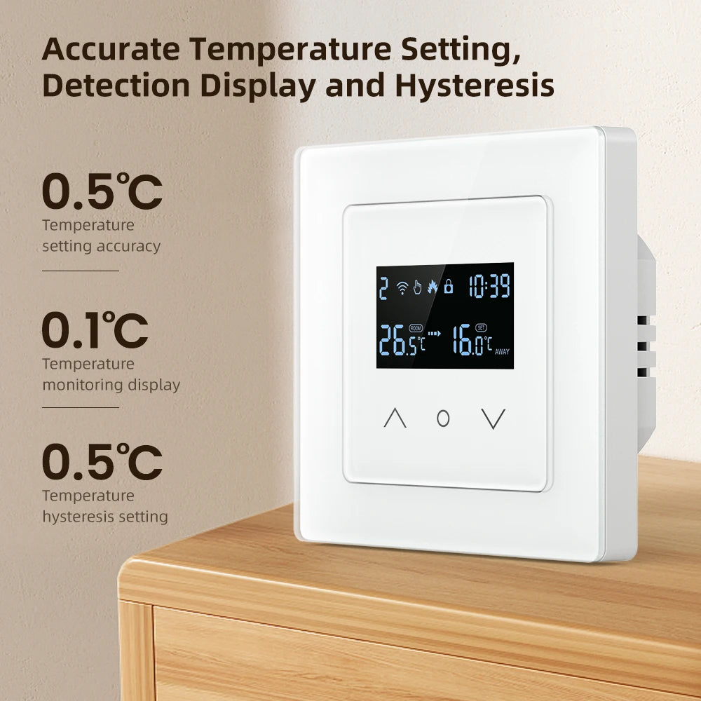 MIUCDA Tuya WiFi Smart Thermostat Electric Floor Heating Water Gas Boiler Temperature Control Works With Alexa Google Home
