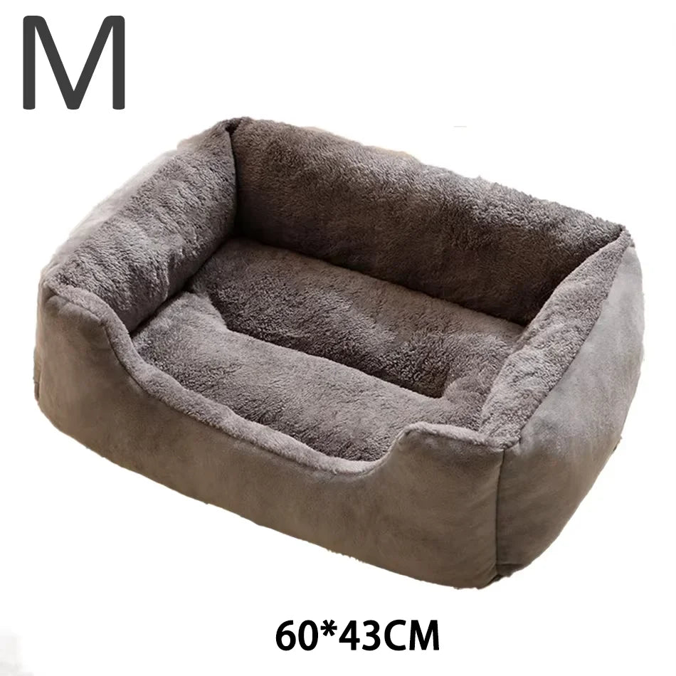 Winter Warm Cat Nest and Dog Bed Deep Sleep Pet Kennel Universal Four Seasons Soft Sleeping Mat for Small Dogs and Cats