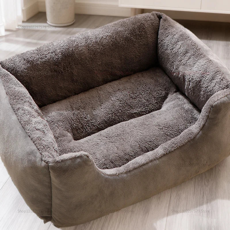 Winter Warm Cat Nest and Dog Bed Deep Sleep Pet Kennel Universal Four Seasons Soft Sleeping Mat for Small Dogs and Cats