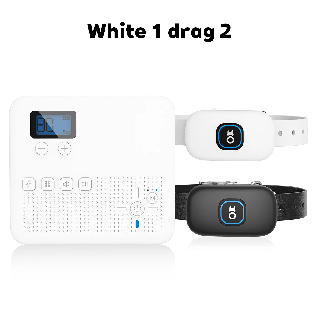 Pets Wireless Electronic Fence IPX7 Waterproof Wear Resistant Rechargeable Remote Control Electronic Fence Pet Training Collar