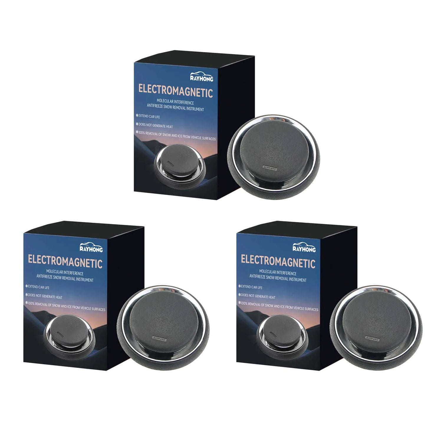 Car Deicing Instrument Electromagnetic Snow Removal Device Windshield Molecular Interference Antifreeze Instrument Defrosting