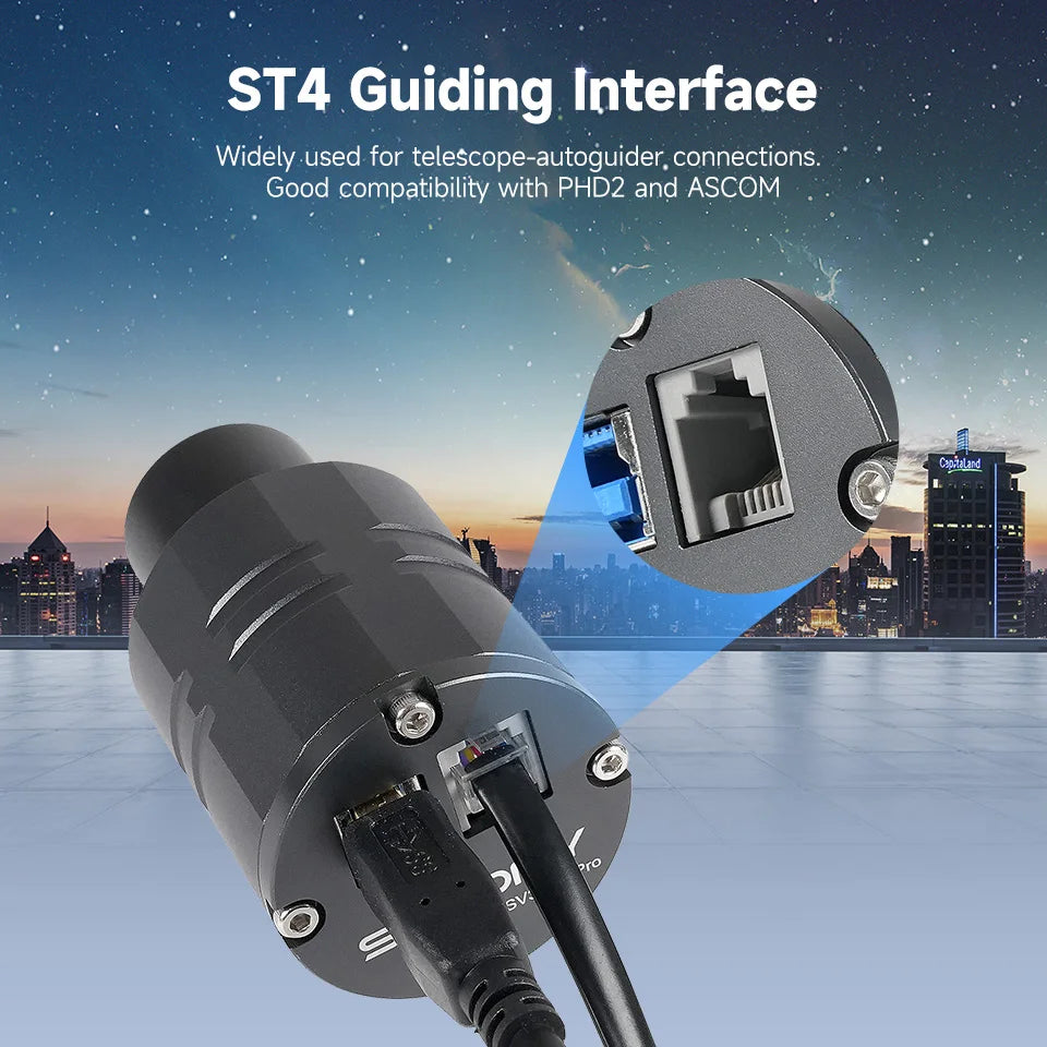 Svbony SV305C Pro Telescope Camera 1.25" Planetary Camera with IMX662 USB 3.0 Interface for Telescope Eyepieces Astrophotography