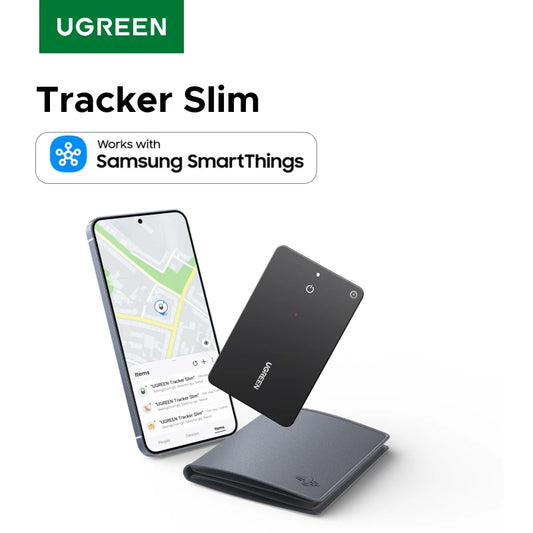 UGREEN Bluetooth Tracker For Samsung Galaxy, Smart Tag GPS Locator Tracking Device, Item Finder for Keys, Wallet, Luggage, Pets