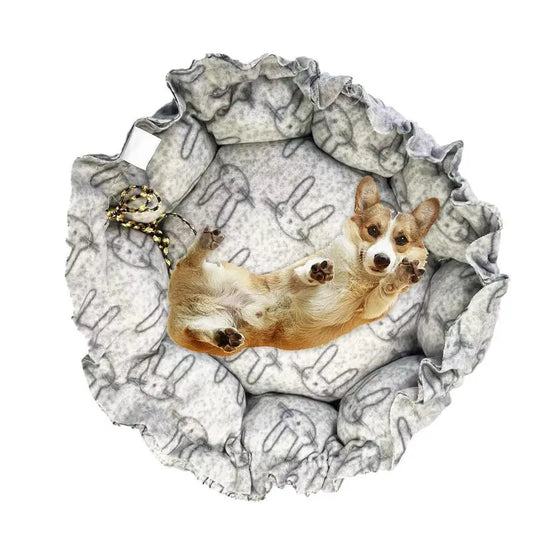 Cat Heating Pad Plush Pet Electric Blanket Pet Heating Mat Dog Heating Blanket With Chew Resistant Cable Warming Cat Heating Bed