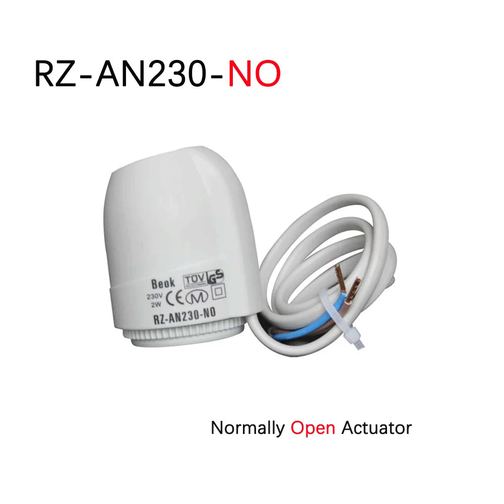 3A Water Floor Heating System Smart WIFI Thermostat with Central Actuators Connecting 8Sub-chamber Hub Controller For Gas Boiler