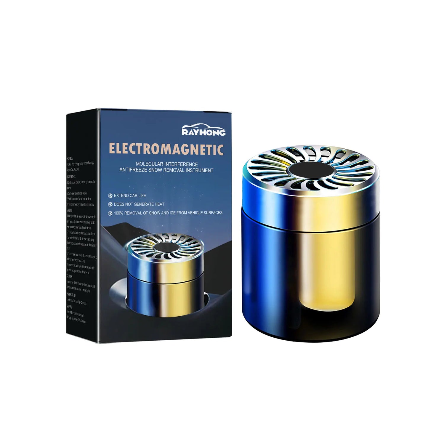 Portable Heated Snow Brush for Car 3-in-1 Windshield Defroster Deicer and Ice Scraper Fast Melting Quick Melt Snow for Winter