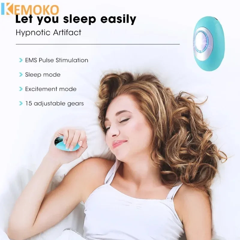 Sleep Aid Insomnia Relief Microcurrent Handheld Hypnosis CES Mental Stress Anxiety Depression Eliminat Relax Sleep Health Care
