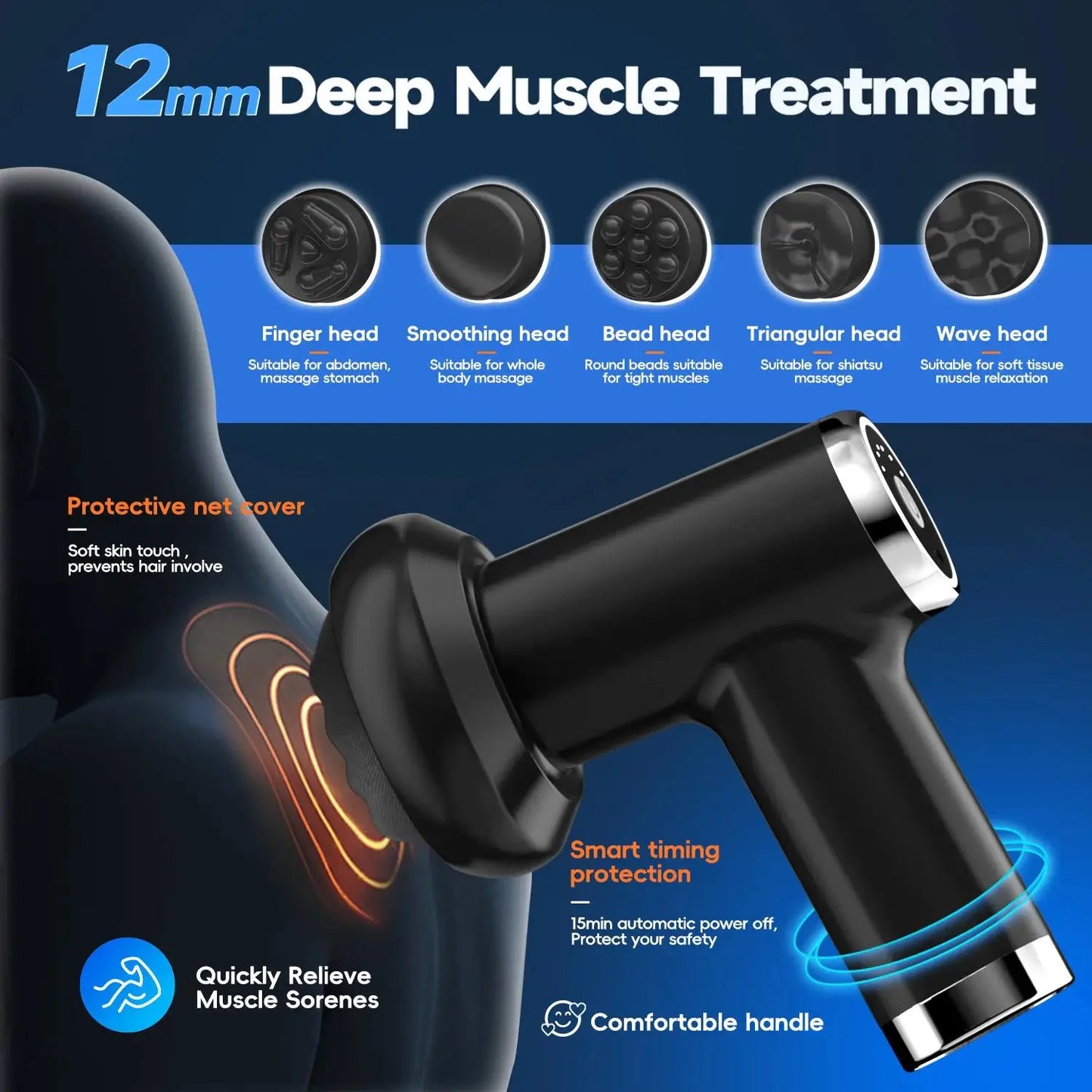 Vibration massage Protable body shaping Deep Muscle Relaxation Fitness Slimming health Anti Cellulite Fat Fascia gun equipment