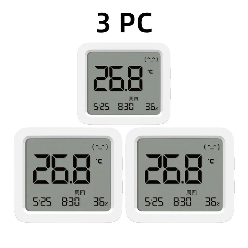 XIAOMI Mijia Smart Bluetooth Thermometer 3 LCD Wireless Electric Digital Hygrometer Temperature and Humidity 3