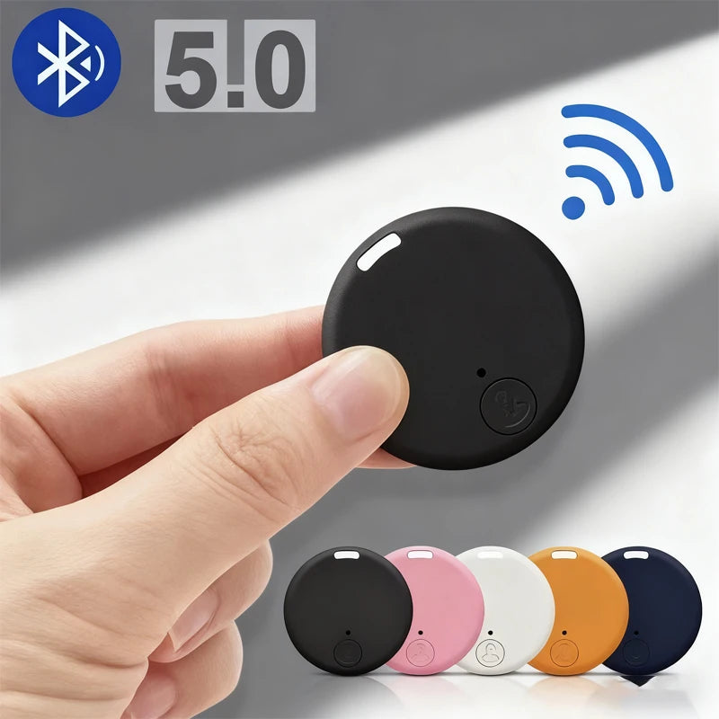 Bluetooth Mini GPS Locator Anti-loss Alarm Smart Tag Bluetooth Compatible Tracker Keychain Dog Pet Child Tracker Key Finder