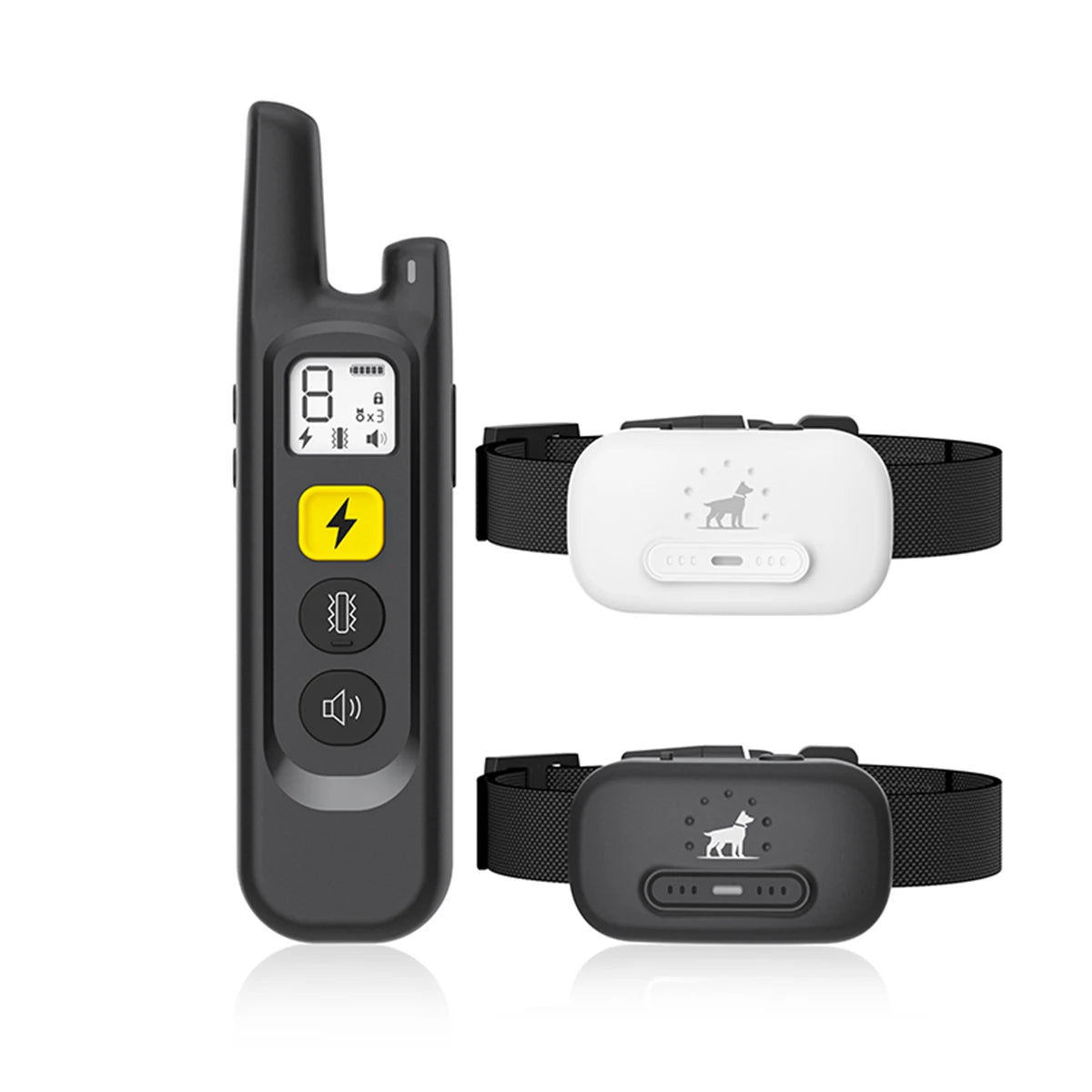 1640Ft Electric Dog Training Collar Remote Control Waterproof Pet BehaviorFor 5-120lbs Puppy With Shock Vibration