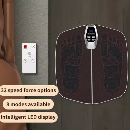 New ABS Smart Foot Pad Massager Popular Home Health Device with Pulse Physiotherapy Microcurrent for Healthy Life Relax muscles