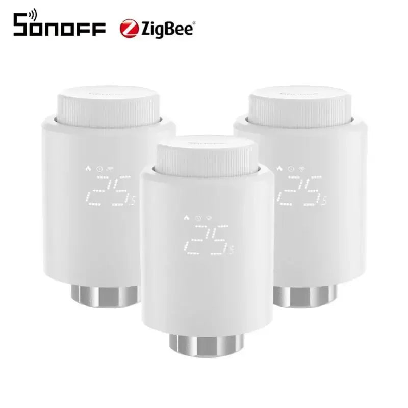 NEW SONOFF TRVZB Zigbee Thermostatic Radiator Valve Smart Home Heating Froest Protection Remote Group Control via eWeLink Alexa