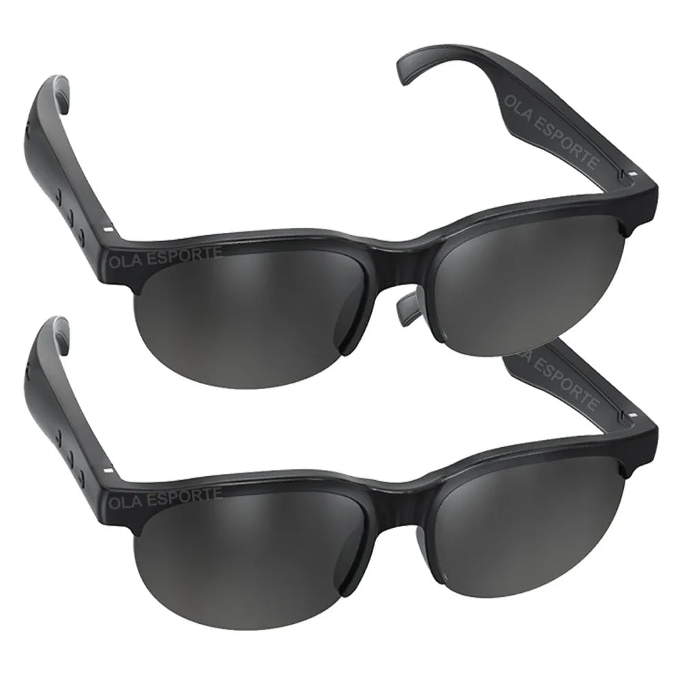 Smart Bluetooth V5.3 Sunglasses Glasses Call Outdoor Sports Headphones HIFI Black Technology Music Glasses UV For Men And Women