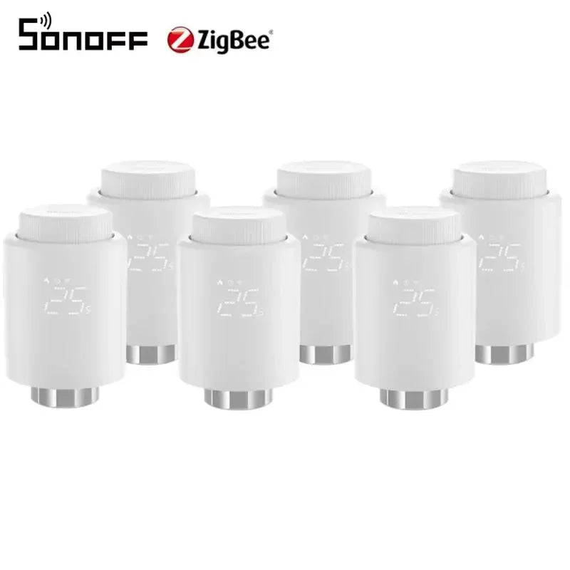 NEW SONOFF TRVZB Zigbee Thermostatic Radiator Valve Smart Home Heating Froest Protection Remote Group Control via eWeLink Alexa