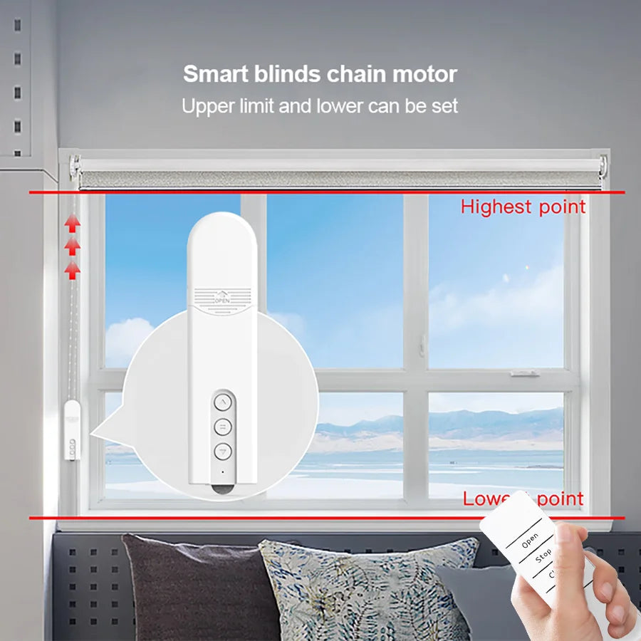 Smart Home electric curtains with Bluetooth remote Control Electric Automatic Curtain Motor Automatic Curtain Opener