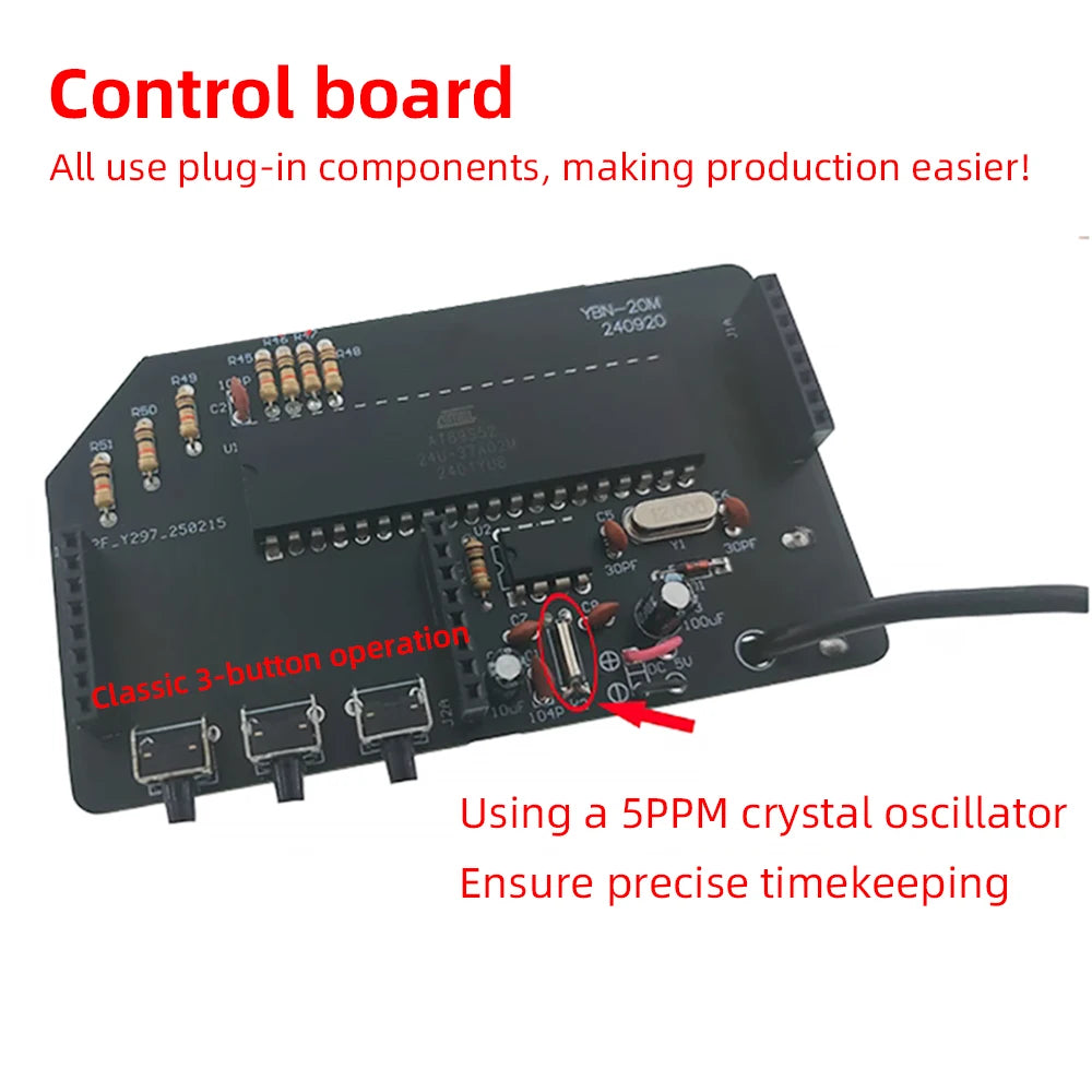 DC 5V Binary Clock Electronic Clock Kit Creative Electronics Soldering DIY Components USB Interface Suitable for DIY Enthusiasts